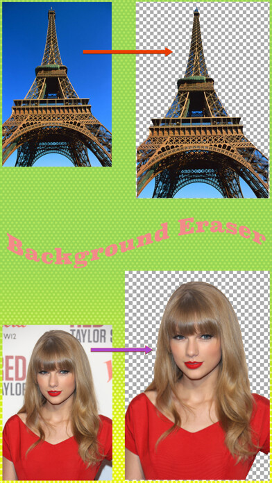 Emulate iPhone app Background Eraser for iOS - Super Photo Chop && Photo Cut Out Image Outline using MyAndroid