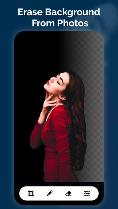Emulate iPhone app Background Eraser Magic Editor using MyAndroid
