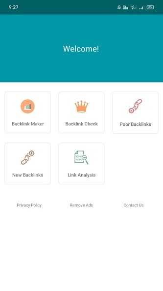 Run android online APK Backlink Checker: SEO, ASO from MyAndroid or emulate Backlink Checker: SEO, ASO using MyAndroid