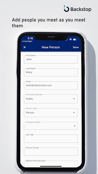 Emulate iPhone app Backstop Mobile using MyAndroid