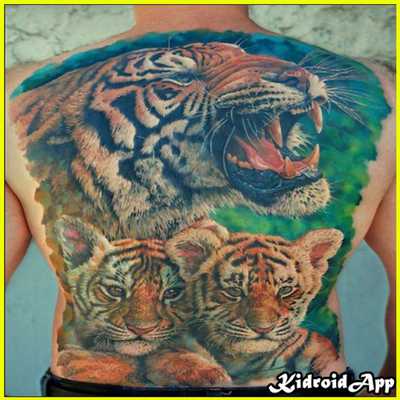 Emulate Android APK Back Tattoo Ideas