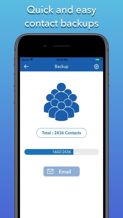 Emulate iPhone app Backup Contacts Cleaner Pro using MyAndroid Emulate iPhone app Backup Contacts Cleaner Pro using MyAndroid