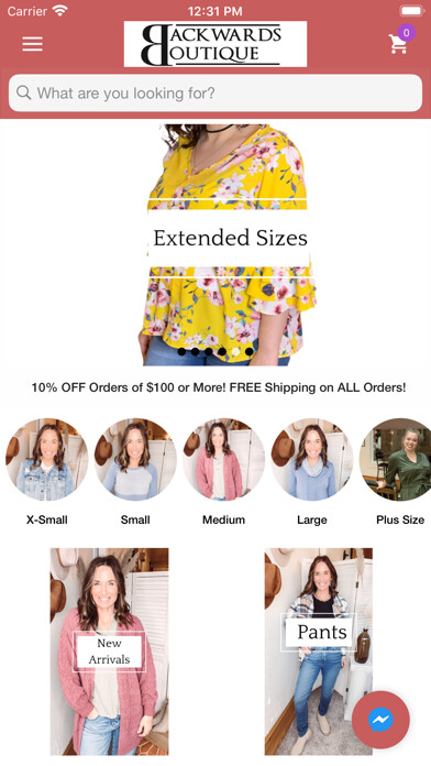 Emulate iPhone app Backwards Boutique using MyAndroid Emulate iPhone app Backwards Boutique using MyAndroid