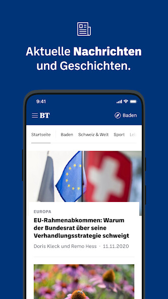 Emulate iPhone app Badener Tagblatt News using MyAndroid Emulate iPhone app Badener Tagblatt News using MyAndroid