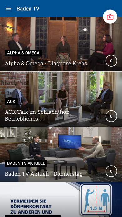 Emulate iPhone app Baden TV using MyAndroid Emulate iPhone app Baden TV using MyAndroid