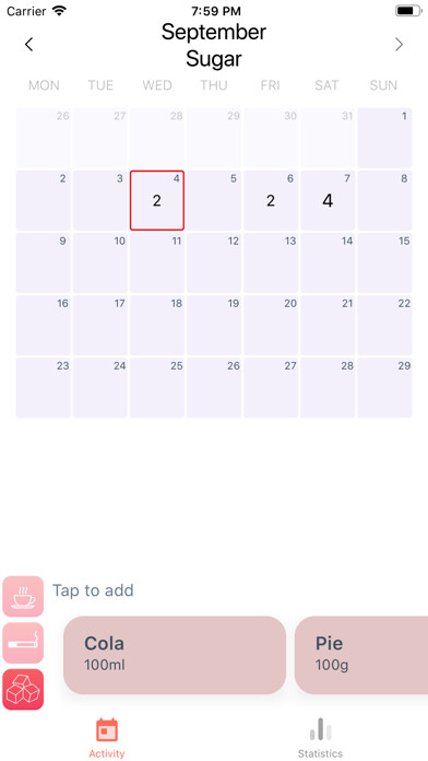 Emulate iPhone app Bad Habits using MyAndroid