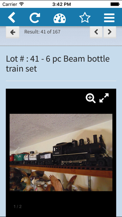 Emulate iPhone app Baer Auctioneers using MyAndroid