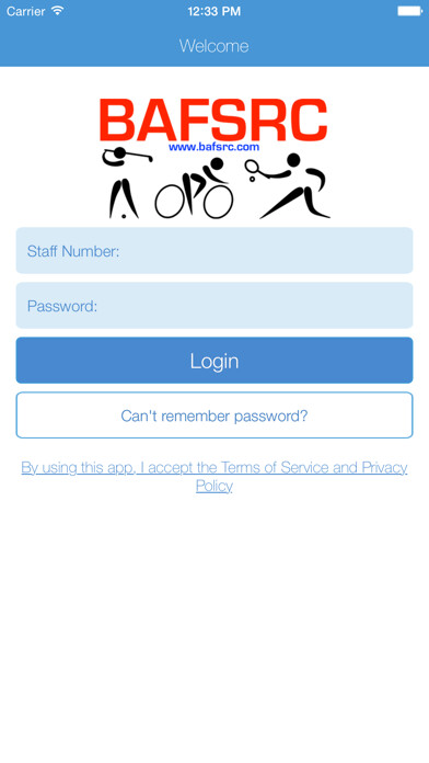 Emulate iPhone app BAFSRC Members App using MyAndroid