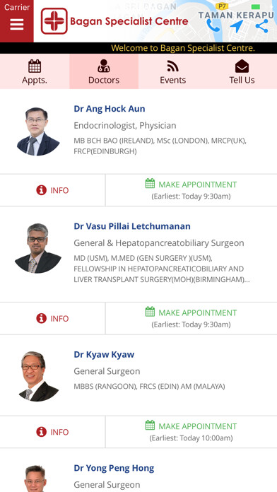 Emulate iPhone app Bagan Specialist Centre using MyAndroid Emulate iPhone app Bagan Specialist Centre using MyAndroid