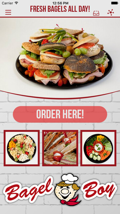 Emulate iPhone app Bagel Boy. using MyAndroid Emulate iPhone app Bagel Boy. using MyAndroid