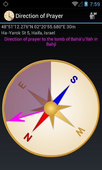 Run android online APK Bahai Prayer Direction from MyAndroid or emulate Bahai Prayer Direction using MyAndroid
