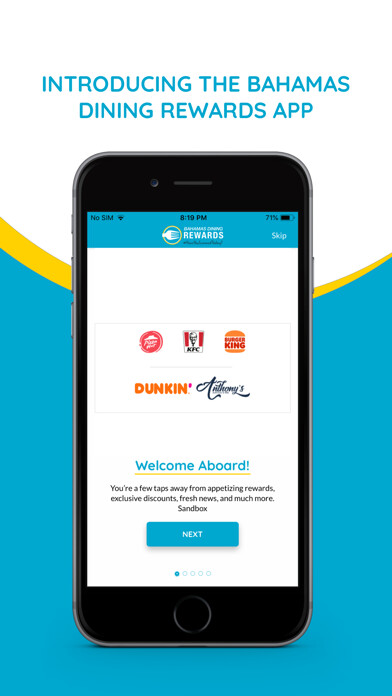 Emulate iPhone app Bahamas Dining Rewards using MyAndroid Emulate iPhone app Bahamas Dining Rewards using MyAndroid