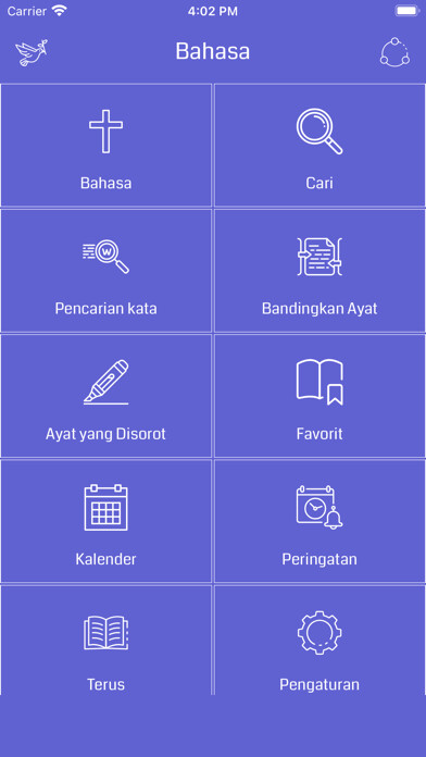 Emulate iPhone app Bahasa Bible using MyAndroid