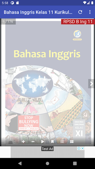 Run android online APK Bahasa Inggris Kelas 11 Kurikulum 2013 from MyAndroid or emulate Bahasa Inggris Kelas 11 Kurikulum 2013 using MyAndroid