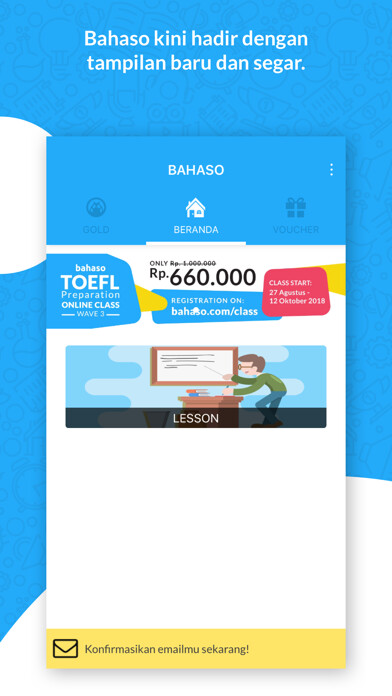 Emulate iPhone app Bahaso using MyAndroid