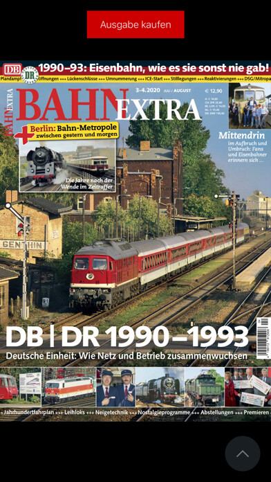 Emulate iPhone app Bahn Extra Magazin using MyAndroid Emulate iPhone app Bahn Extra Magazin using MyAndroid