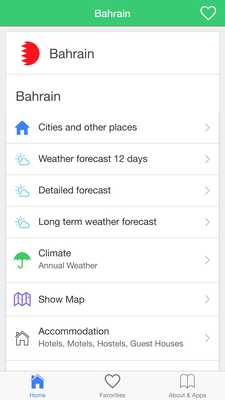 Emulate Android APK Bahrain weather forecast
