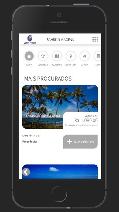 Emulate iPhone app Bahrein Viagens using MyAndroid Emulate iPhone app Bahrein Viagens using MyAndroid
