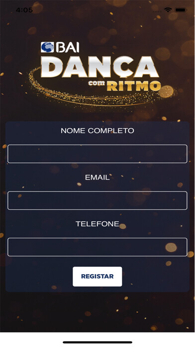 Emulate iPhone app BAI Dança com Ritmo using MyAndroid