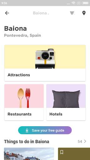 Run android online APK Baiona Travel Guide in English with map from MyAndroid or emulate Baiona Travel Guide in English with map using MyAndroid