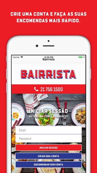 Emulate iPhone app Bairrista using MyAndroid