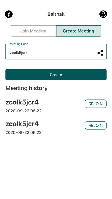 Emulate iPhone app Baithak using MyAndroid