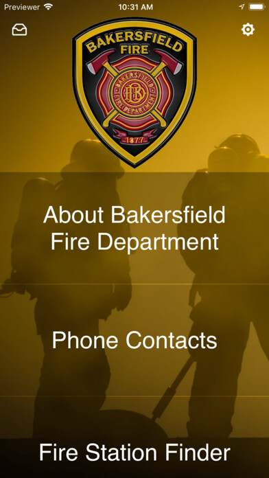 Emulate iPhone app Bakersfield FD Wellness App using MyAndroid