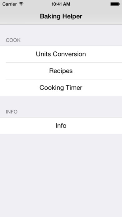 Emulate iPhone app Baking Helper Lite using MyAndroid Emulate iPhone app Baking Helper Lite using MyAndroid