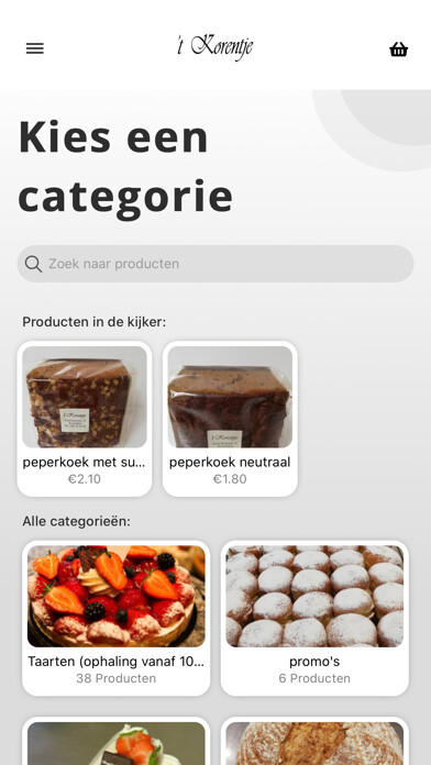 Emulate iPhone app Bakkerij t Korentje using MyAndroid Emulate iPhone app Bakkerij t Korentje using MyAndroid