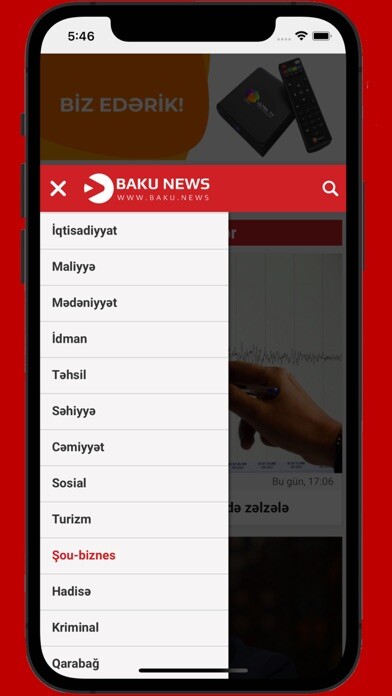 Emulate iPhone app Baku News using MyAndroid Emulate iPhone app Baku News using MyAndroid