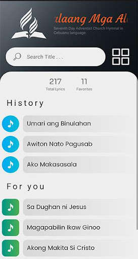 Run android online APK Balaang Mga Alawiton (Cebuano SDA Church Hymnal) from MyAndroid or emulate Balaang Mga Alawiton (Cebuano SDA Church Hymnal) using MyAndroid