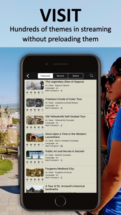 Emulate iPhone app BaladoDiscovery using MyAndroid