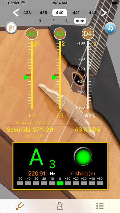 Emulate iPhone app Balalaika Tuner - Pro using MyAndroid Emulate iPhone app Balalaika Tuner - Pro using MyAndroid