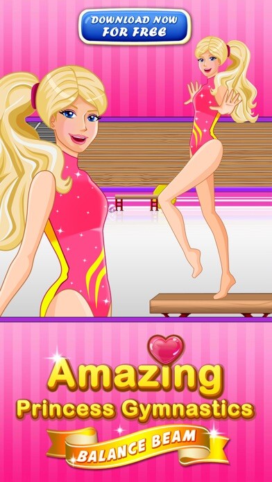 Emulate iPhone app Balance Beam - Amazing Princess Gymnastics using MyAndroid