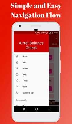 Emulate Android APK Balance check for Airtel-Internet, Mitra, Recharge