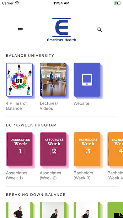 Emulate iPhone app Balance University using MyAndroid Emulate iPhone app Balance University using MyAndroid