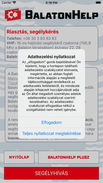 Emulate iPhone app BalatonHelp VMSZ using MyAndroid Emulate iPhone app BalatonHelp VMSZ using MyAndroid