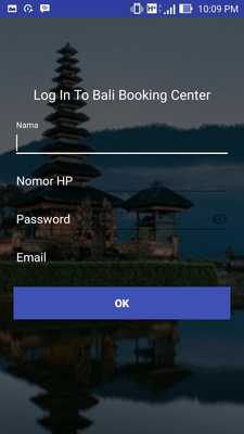 Emulate Android APK Bali Booking Centre
