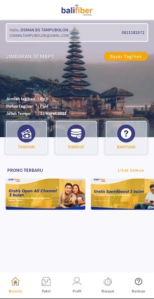 Run android online APK Balifiber from MyAndroid or emulate Balifiber using MyAndroid