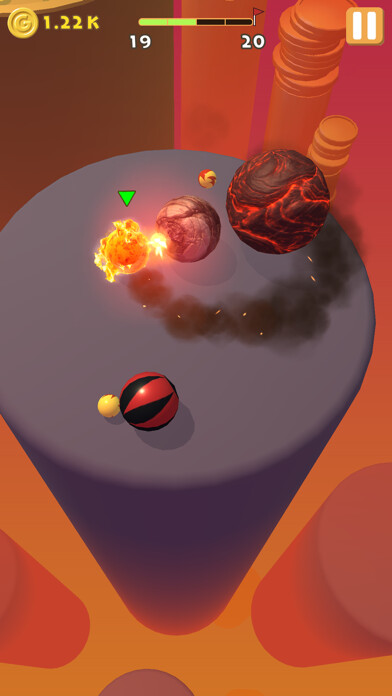 Emulate iPhone app Ball Action using MyAndroid