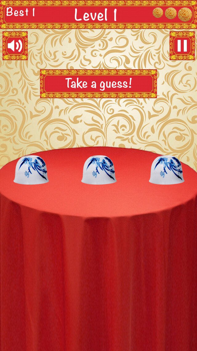 Emulate iPhone app Ball and Cups using MyAndroid