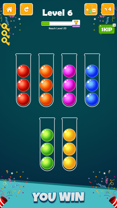 Emulate iPhone app Ball Color Sort Puzzle Games using MyAndroid Emulate iPhone app Ball Color Sort Puzzle Games using MyAndroid