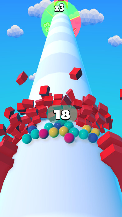 Emulate iPhone app Ball Crasher 3D using MyAndroid Emulate iPhone app Ball Crasher 3D using MyAndroid