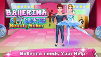 Emulate iPhone app Ballerina Dancer Beauty Salon using MyAndroid