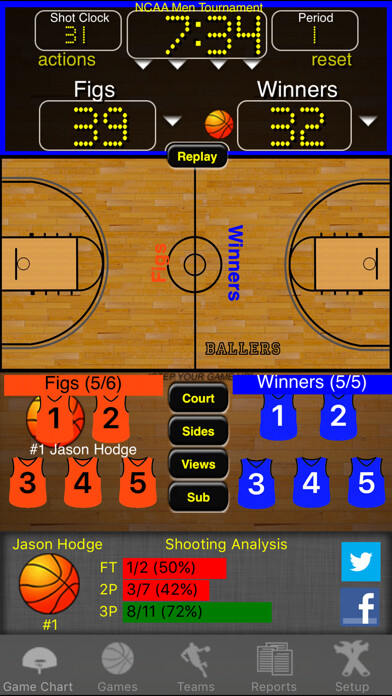 Emulate iPhone app Ballers Basketball Stats using MyAndroid Emulate iPhone app Ballers Basketball Stats using MyAndroid
