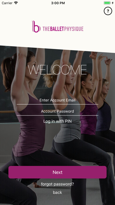 Emulate iPhone app Ballet Physique using MyAndroid Emulate iPhone app Ballet Physique using MyAndroid