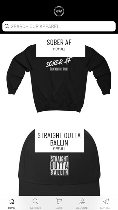 Emulate iPhone app Ballin Apparel using MyAndroid Emulate iPhone app Ballin Apparel using MyAndroid