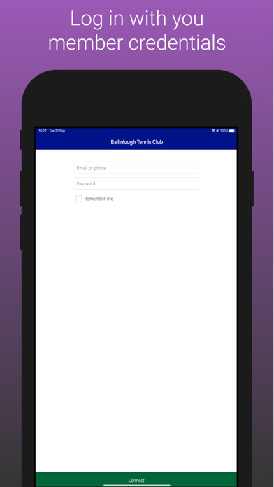 Emulate iPhone app Ballinlough Tennis Club using MyAndroid Emulate iPhone app Ballinlough Tennis Club using MyAndroid