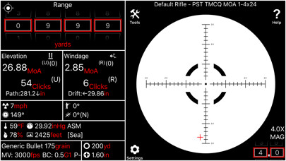 Emulate iPhone app Ballistics Pro using MyAndroid