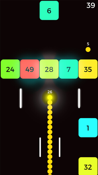Emulate iPhone app Ball move Block using MyAndroid